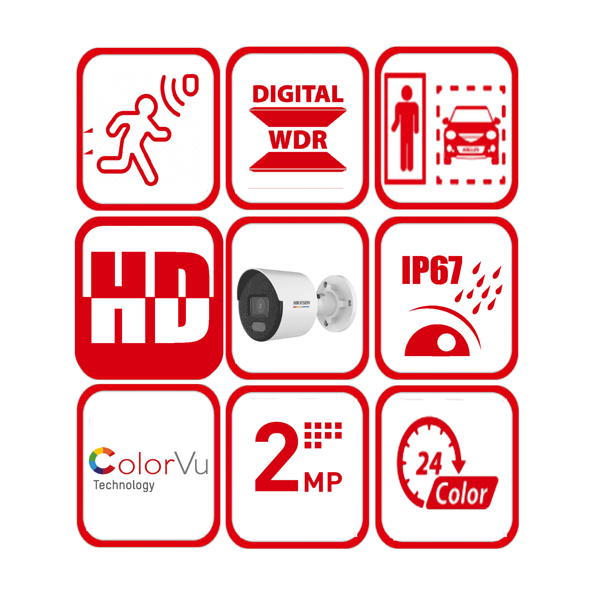 CAMARA IP COLORVU - BULLET EXTERIOR (2MPX) COLORVU - Rosarioseguridad ...
