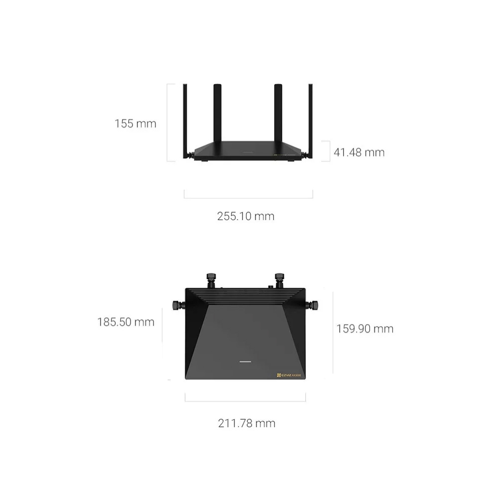 ROUTER MESH EZVIZ WIFI 6 AX3000 EZVIZ - Rosarioseguridad.com.ar