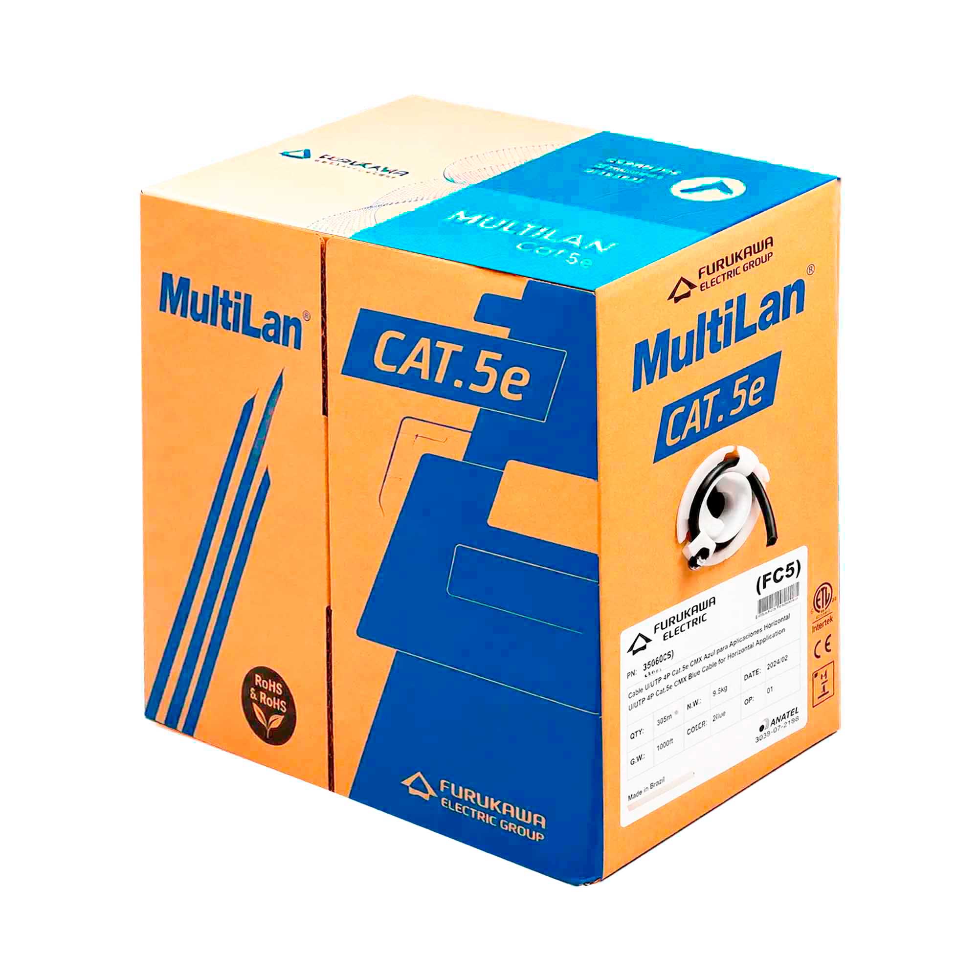 CABLE UTP - CAT5E - EXTERIOR (100% COBRE) FURUKAWA