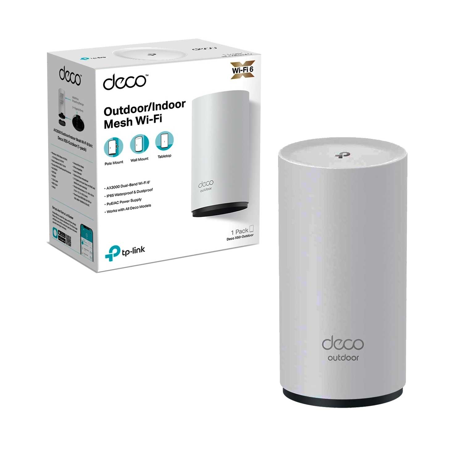 SISTEMA WIFI X 1 MALLA/MESH AX 3000 Tplink