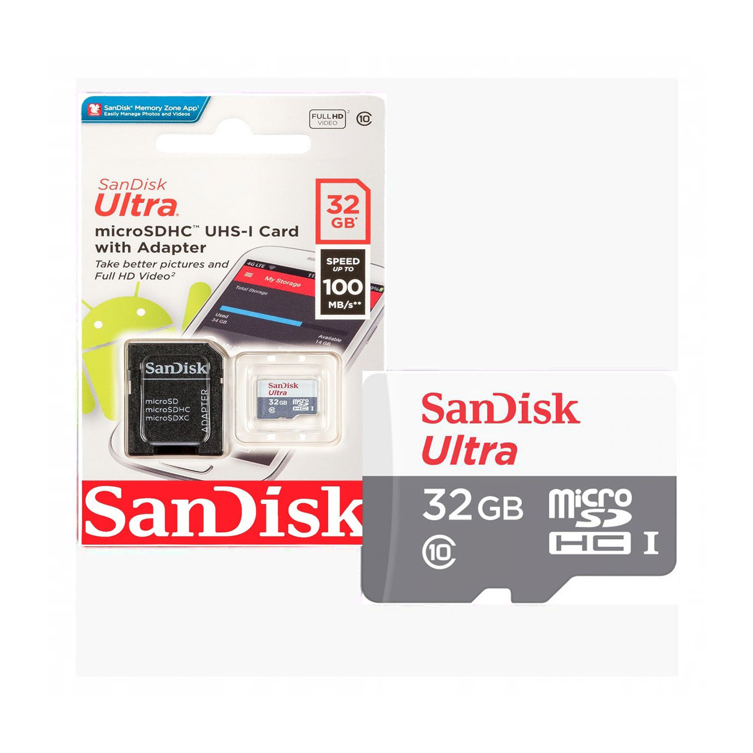 TARJETA MEMORIA MICRO SD PARA VIDEO SANDISK sandisk