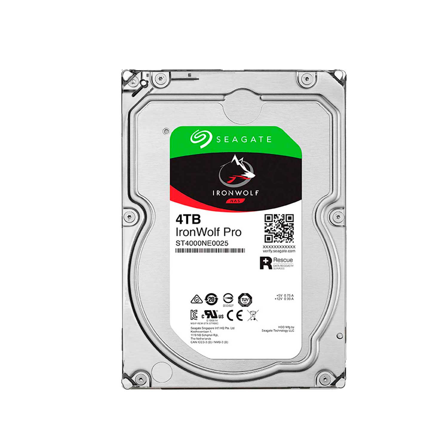 DISCO RIGIDO 4 TB P/SISTEMA DE CAMARAS IRONWOLF Seagate
