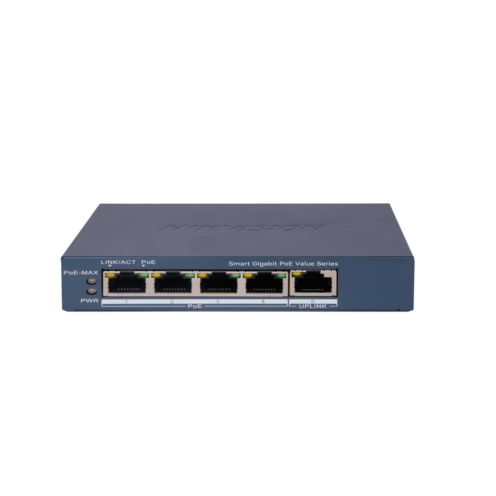 SWITCH 4 PUERTOS POE MAS 1 ADMINISTRABLE Hikvision