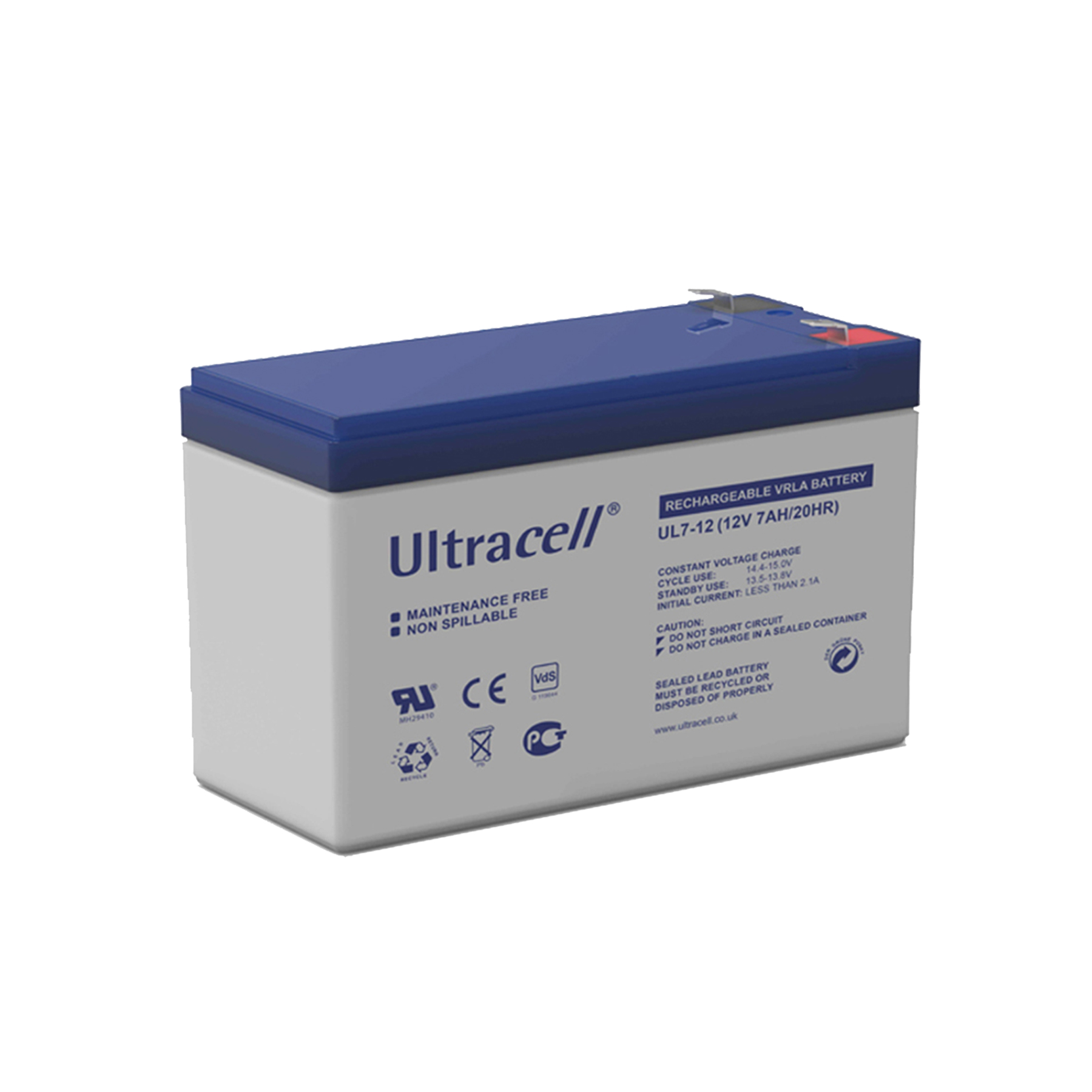 BATERIA ULTRACELL 12V 7AMP PARA ALARMA R.S PUNTOS