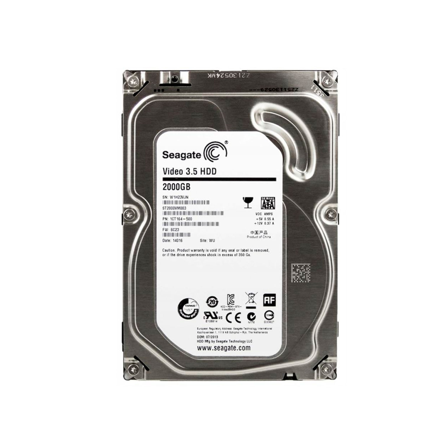 DISCO RIGIDO 2TB P/SISTEMA DE CAMARAS Seagate