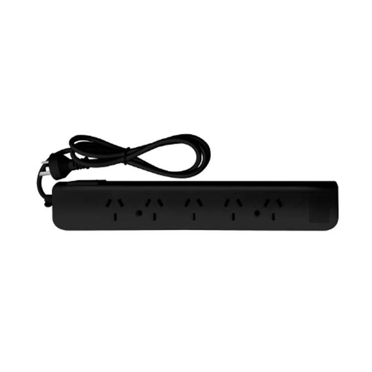 PROLONGADOR 5 TOMAS 1,5 M 10A 2200W NEGRO Guard