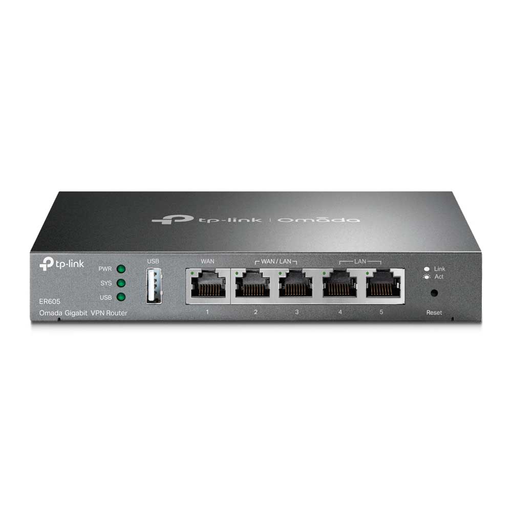 ROUTER VPN OMADA 5 PUERTOS GIGABIT POE ER605 Omada