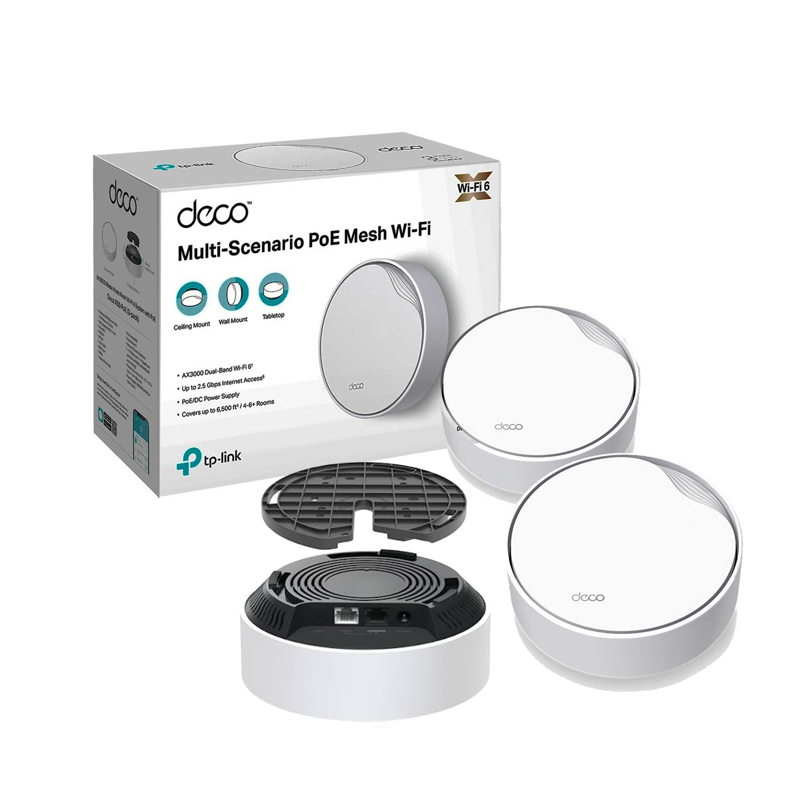 SISTEMA WIF 6+ MALLA/MESH AX 3000 POE Tplink