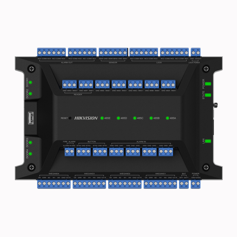 PLACA CONTROLADORA DE ACCESO - 4 PUERTAS  Hikvision