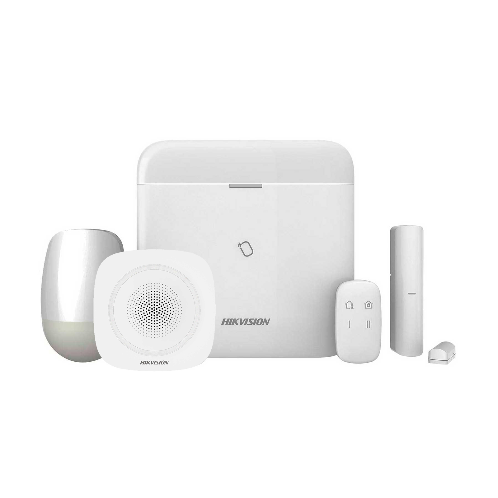 PACK ALARMA LAN/WI-FI/4G 48 ZONAS KIT + SIRENA Hikvision