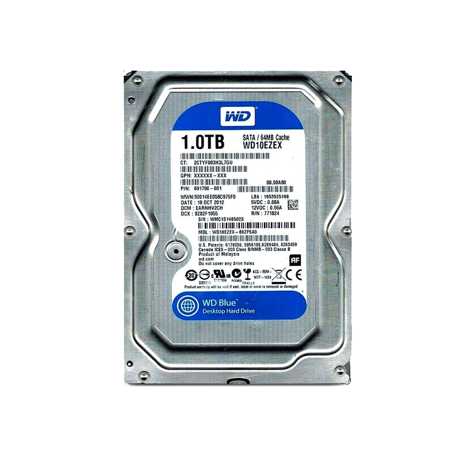  DISCO RIGIDO 1TB P/SISTEMA DE CAMARAS WESTERN DIGITAL