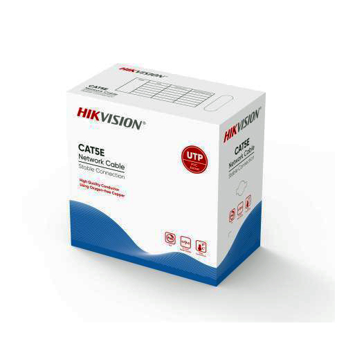 CABLE UTP HIKVISION - CAT5E - EXTERIOR (100% COBRE) Hikvision