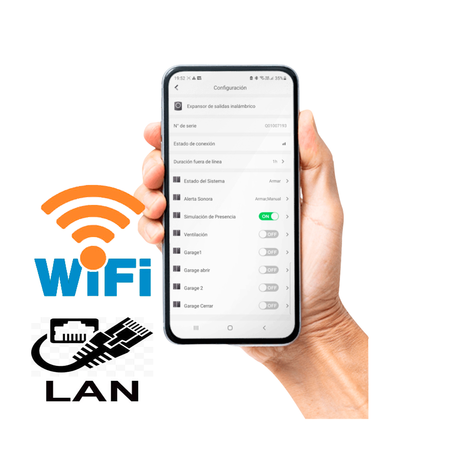 COMUNICADOR LAN + WIFI Hikvision