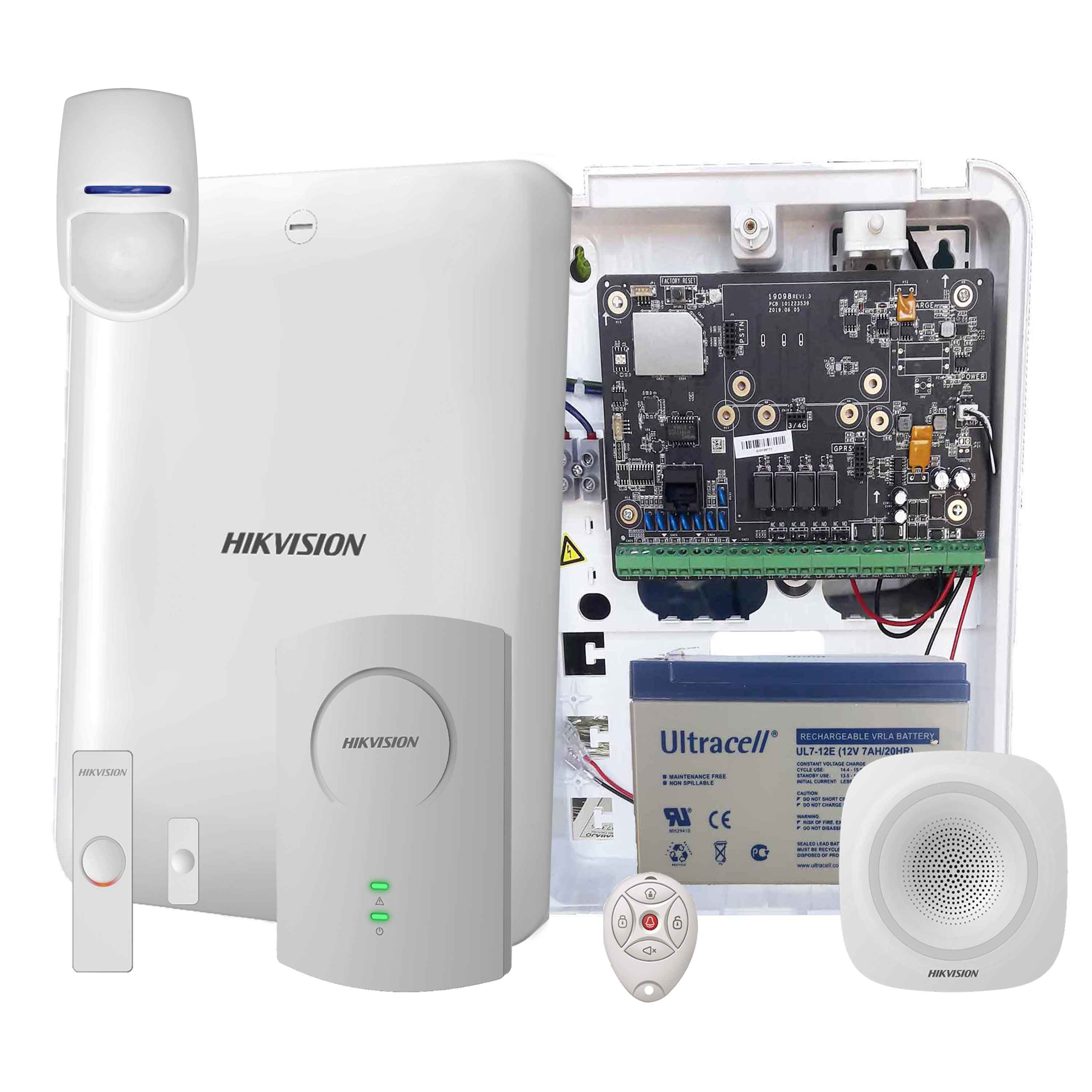 PACK HIKVISION HIBRIDO 8+56 ZONAS Hikvision