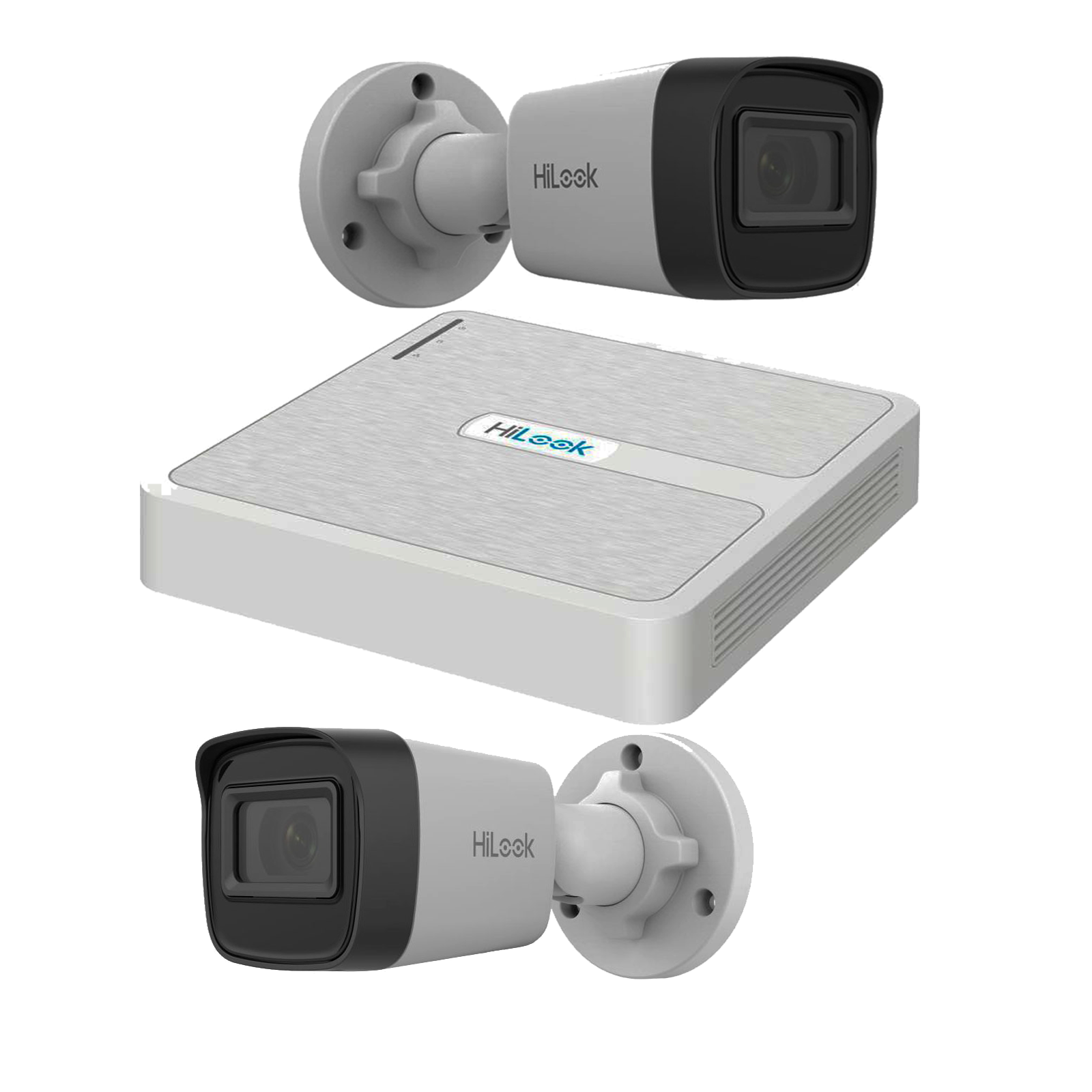 PACK HILOOK IP NVR 4CH + 2 CAMARAS (2MPX) Hilook