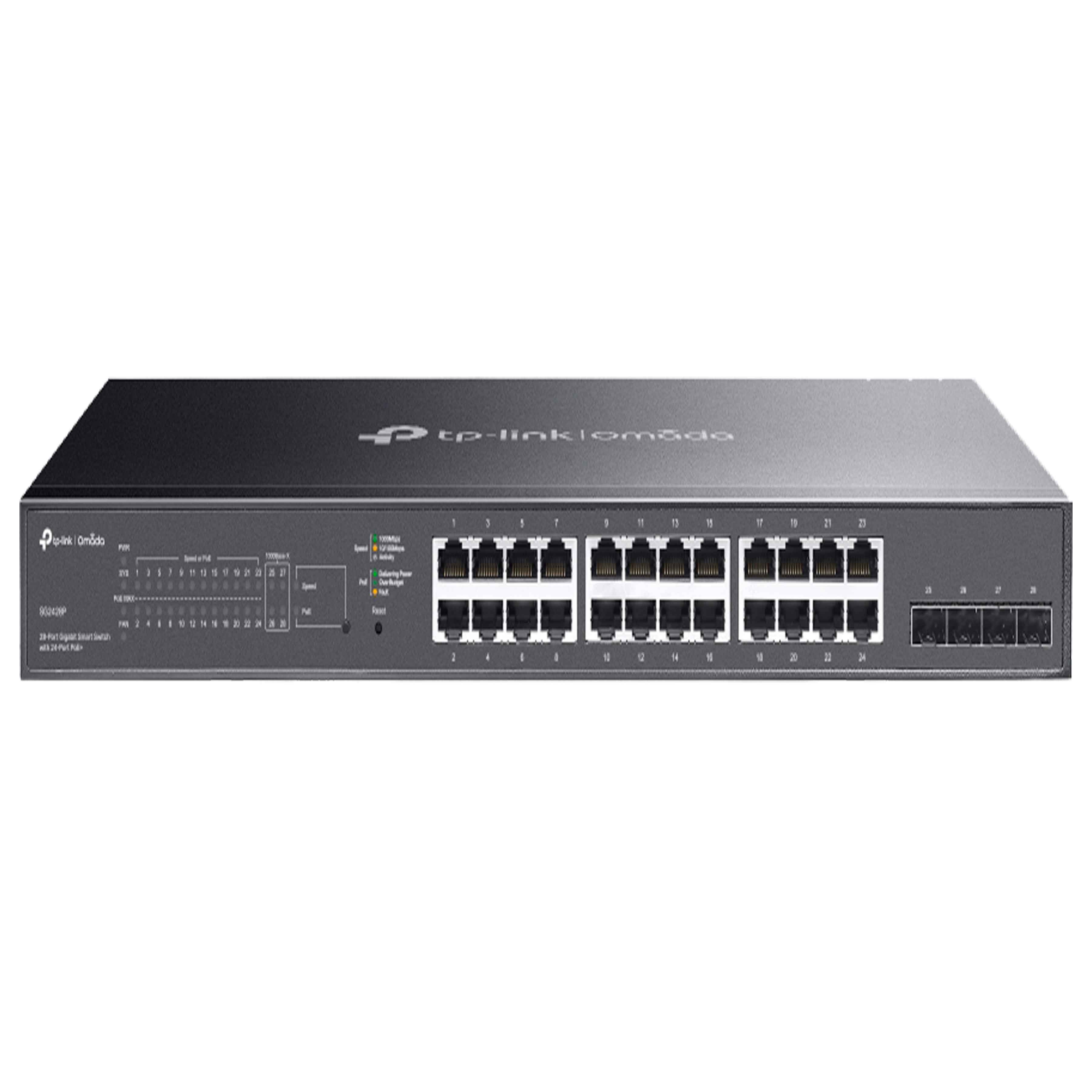 SWITCH OMADA 24 PUERTOS GIGABIT POE MAS 4F ADMINISTRABLE Omada