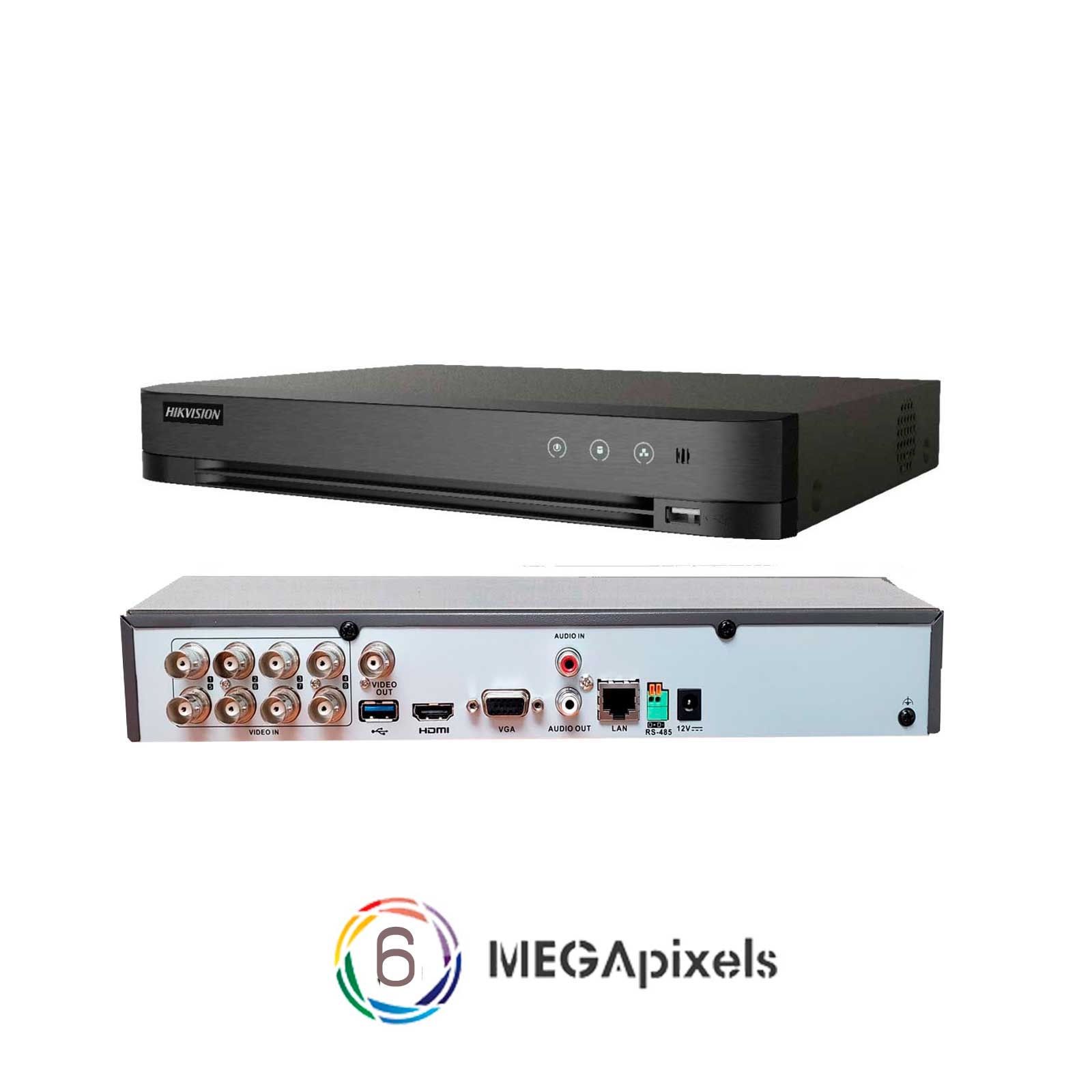 DVR TURBO 8 CANALES + 4 IP (6MPX) AcuSense