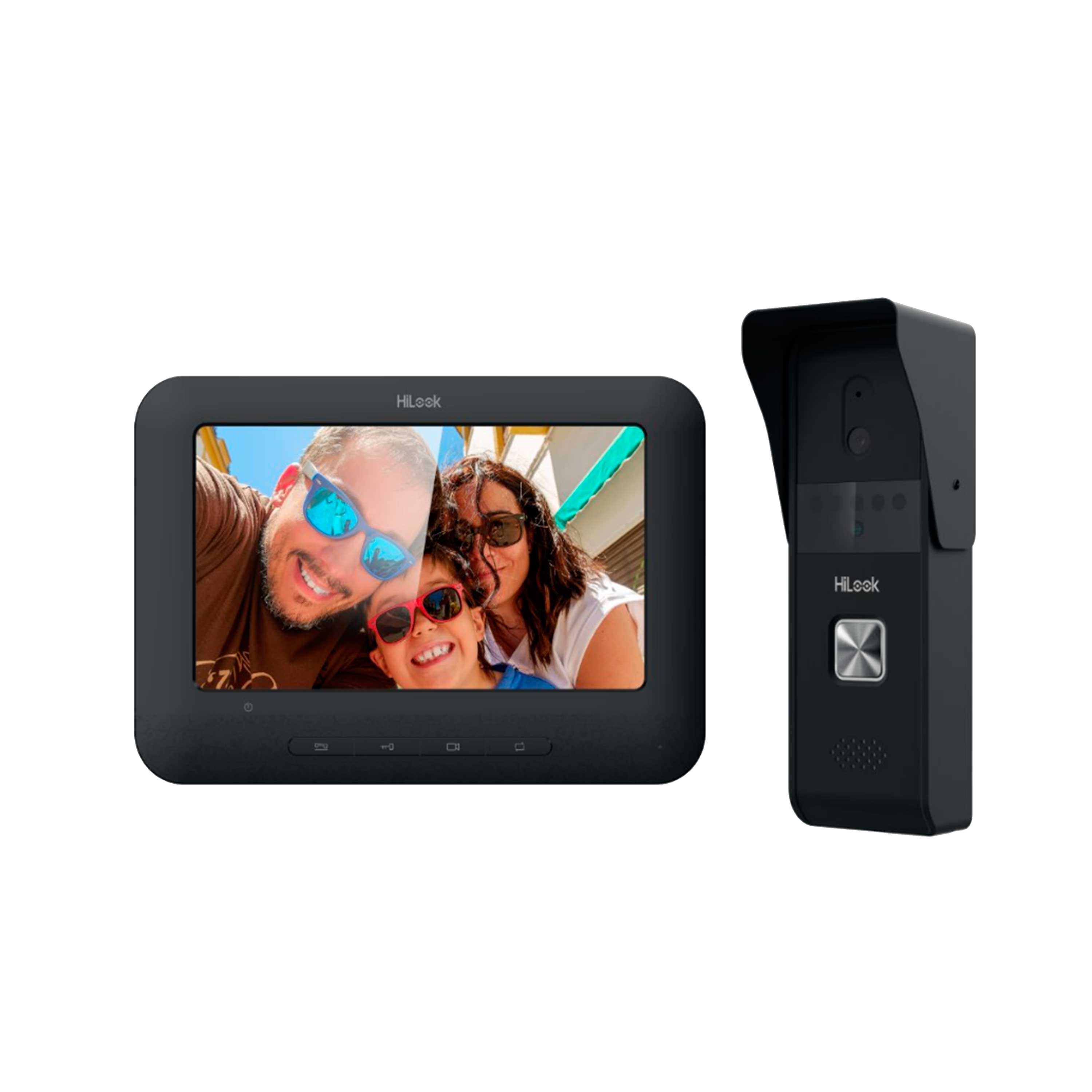 KIT VIDEOPORTERO IP PANTALLA INTERIOR + FRENTE EXTERIOR Hilook