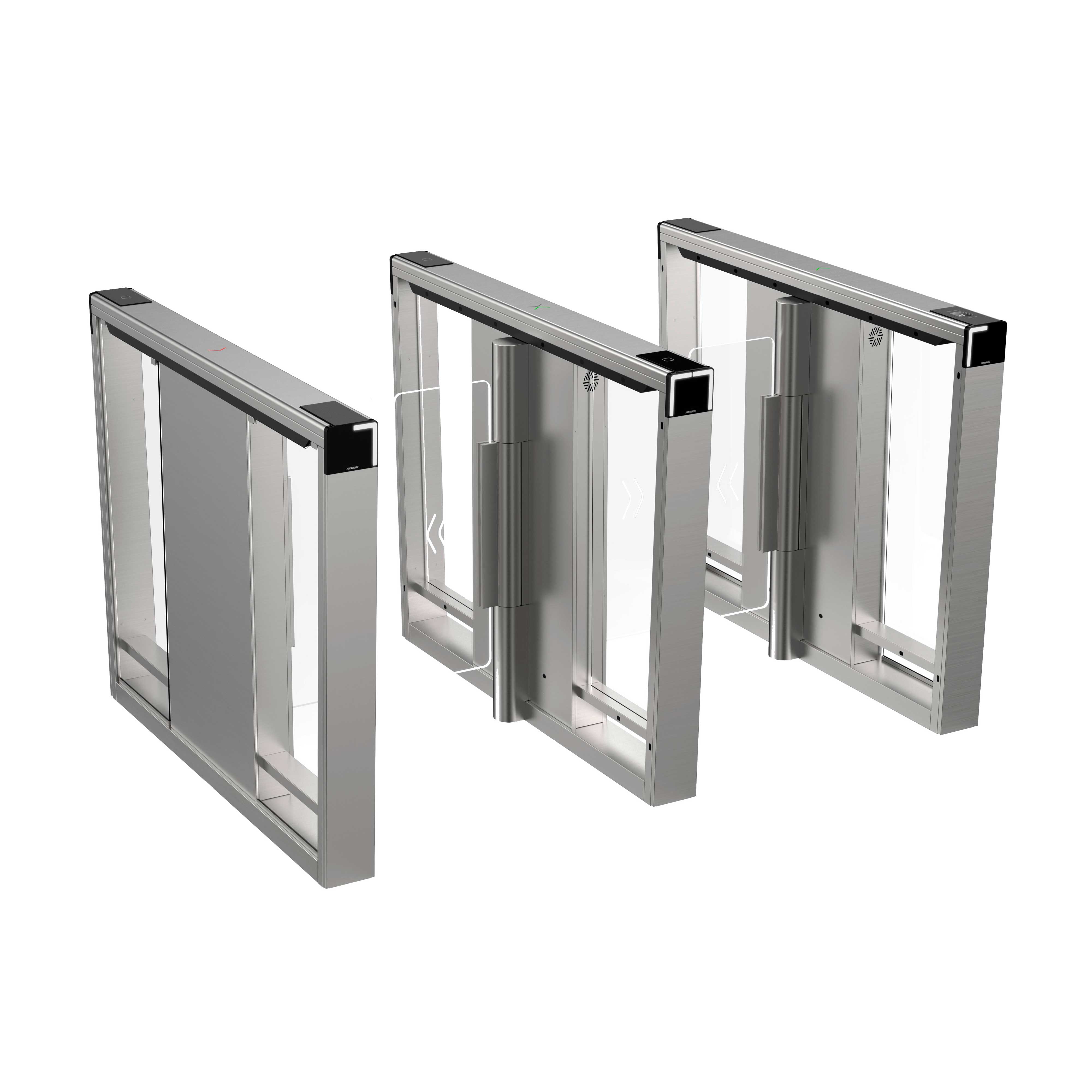 COMBO SWING BARRIER INGRESO SALIDA Hikvision