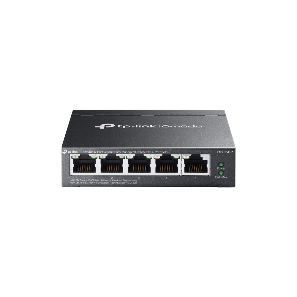 SWITCH OMADA 5 PUERTOS GIGABIT 4 POE ES205GP Omada