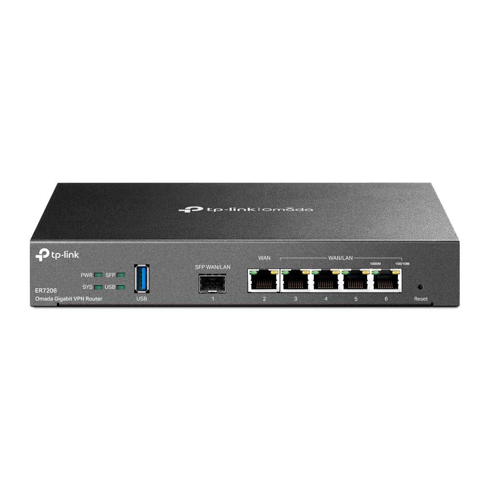 ROUTER VPN OMADA 5 PUERTOS GIGABIT POE ER7206 Omada