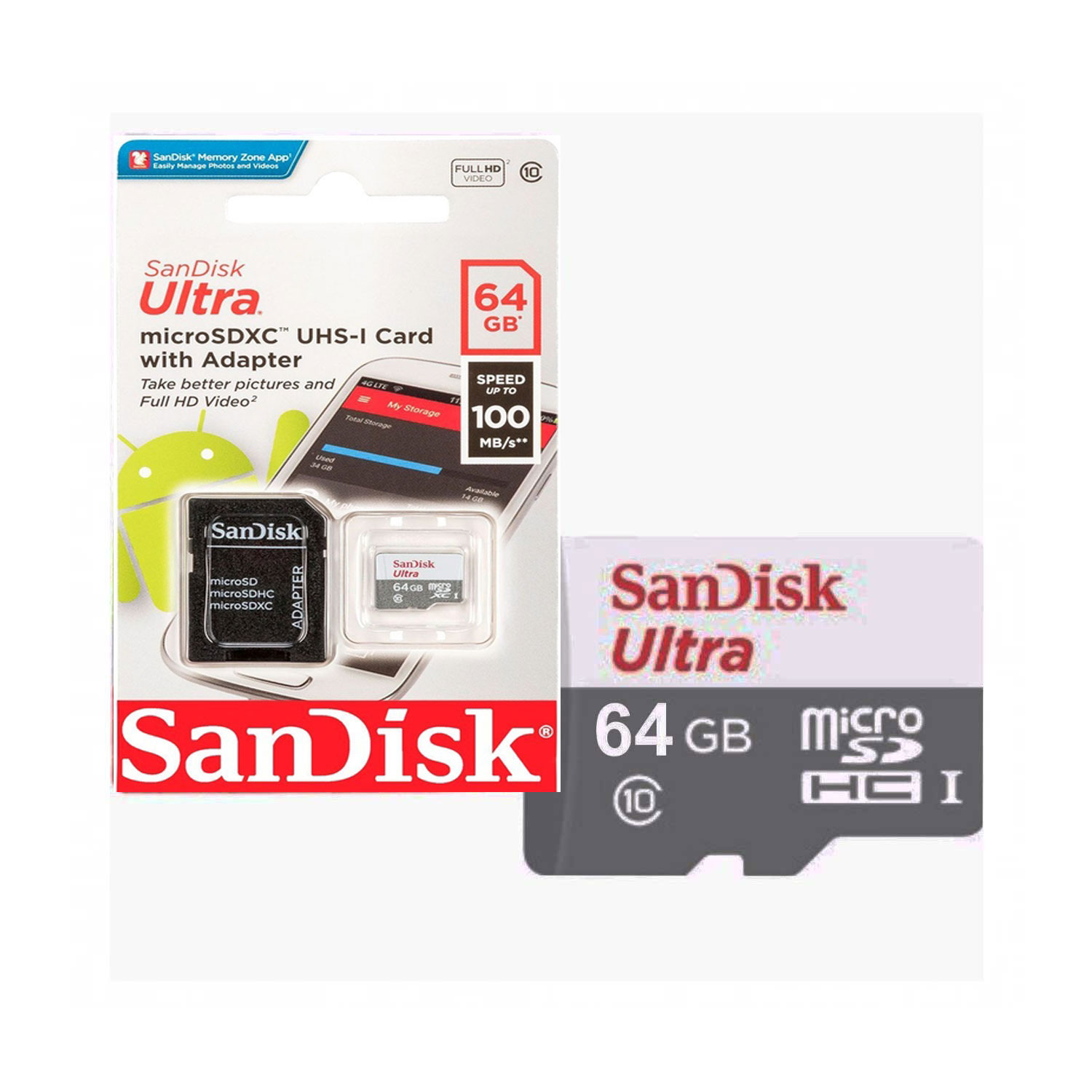 TARJETA MEMORIA MICRO SD PARA VIDEO SANDISK sandisk