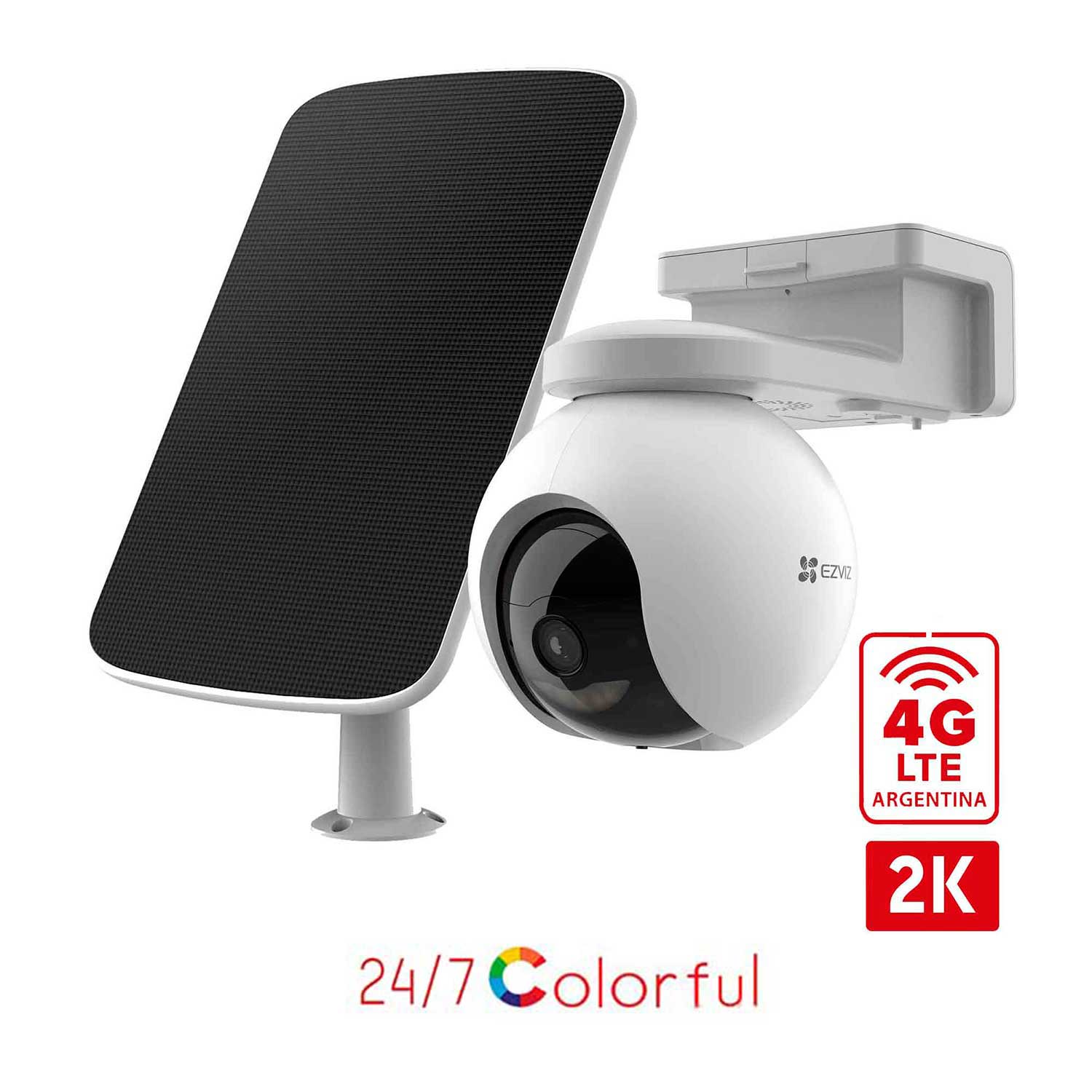 CAMARA EZVIZ IP 4G - EB8 2K+PANEL SOLAR EZVIZ
