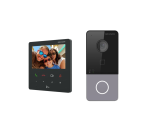 KIT VIDEOPORTERO IP PANTALLA INTERIOR + FRENTE EXTERIOR Hikvision