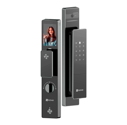 CERRADURA INTELIGENTE ROSTRO+HUELLA+PIN+APP EZVIZ