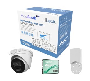 PACK HILOOK ACUSEEK NVR IP POE 4CH + 4 CAMARAS (2MPX) Acuseek