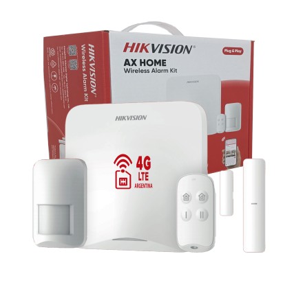 PACK HIKVISION INALAMBRICO AX HOME 16 ZONAS WIFI + 4G Hikvision