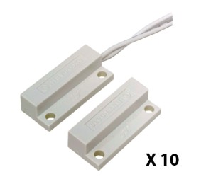 DETECTOR MAGNETICO CABLEADO BLANCO - 10 U Enforcer