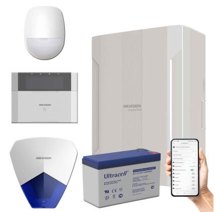 PACK HIKVISION HIBRIDO 48 ZONAS + LAN Hikvision